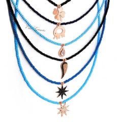 Gümüş taşlı figürlü kolyeler sh0251a1