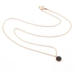 Mini Gümüş  taç kolye SH237