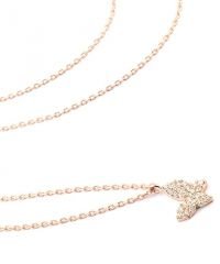 Mini Gümüş kelebek  kolye SH238