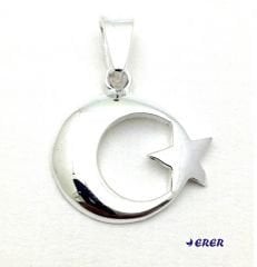Ay yıldız kolye ucu