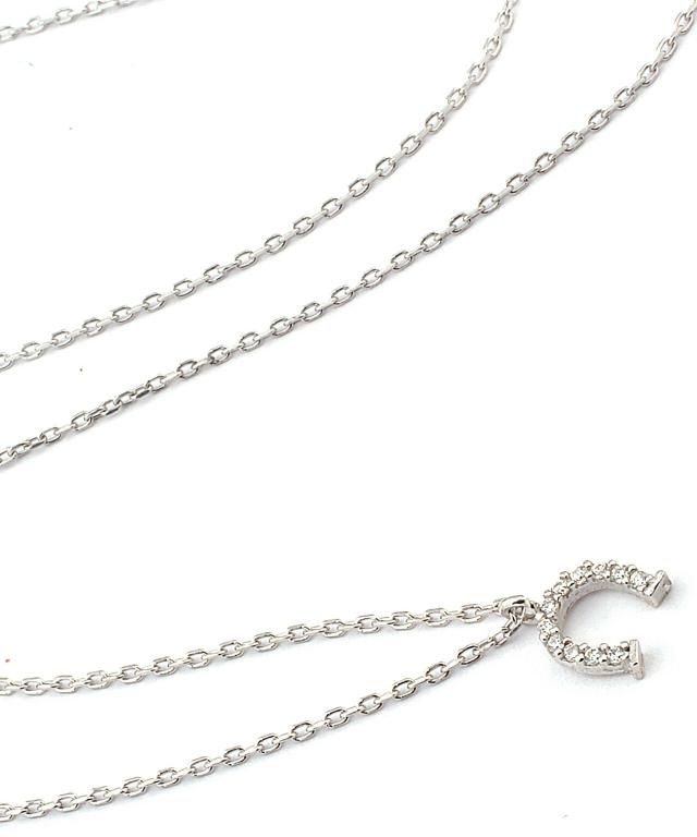 Mini Gümüş nal kolye SH243