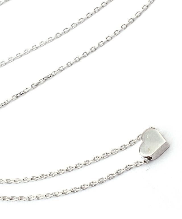 Mini Gümüş kalp kolye SH245