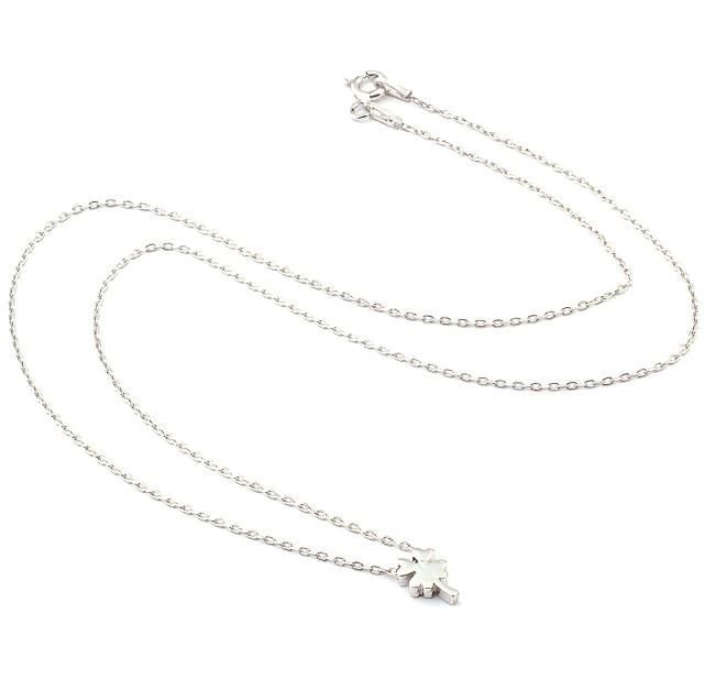 Mini Gümüş yonca kolye SH246