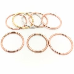 Gümüş 1,5mm kalınlıkda ince tel yüzük