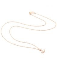 Mini Gümüş taşlı çapa kolye SH259