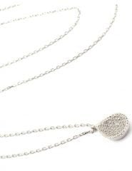 Mini Gümüş damla kolye SH264