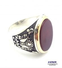 Akik taşlı erkek yüzükleri