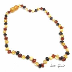 Çoçuk için kehribar taşlı bebek diş kolyesi oz85r3