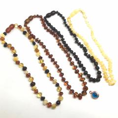 Çoçuk için kehribar taşlı bebek diş kolyesi oz85r3