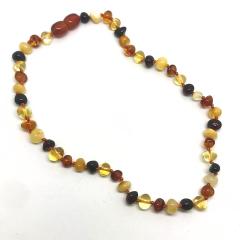 Çoçuk için kehribar taşlı bebek diş kolyesi oz85r3