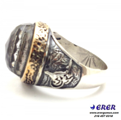 Fosforlu tuğralı erkek yüzüğü