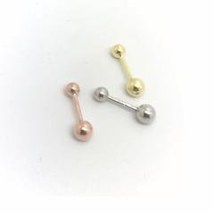 Gümüş toplu kikirdak tragus piercing kupe or14h1