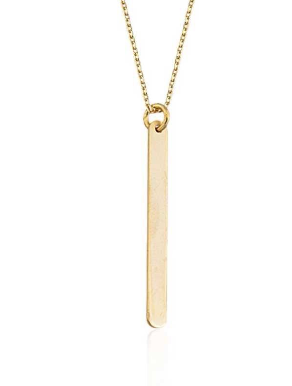 Gümüş Çubuk kolye