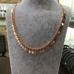 Gümüş sık yıldızlı kolye nz89r35