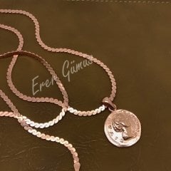 Gümüş antik eski para kolye im653d3