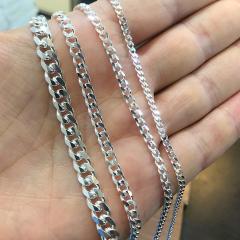 Gümüş gurmet model zincir bileklik dy4e1 2,80 mm